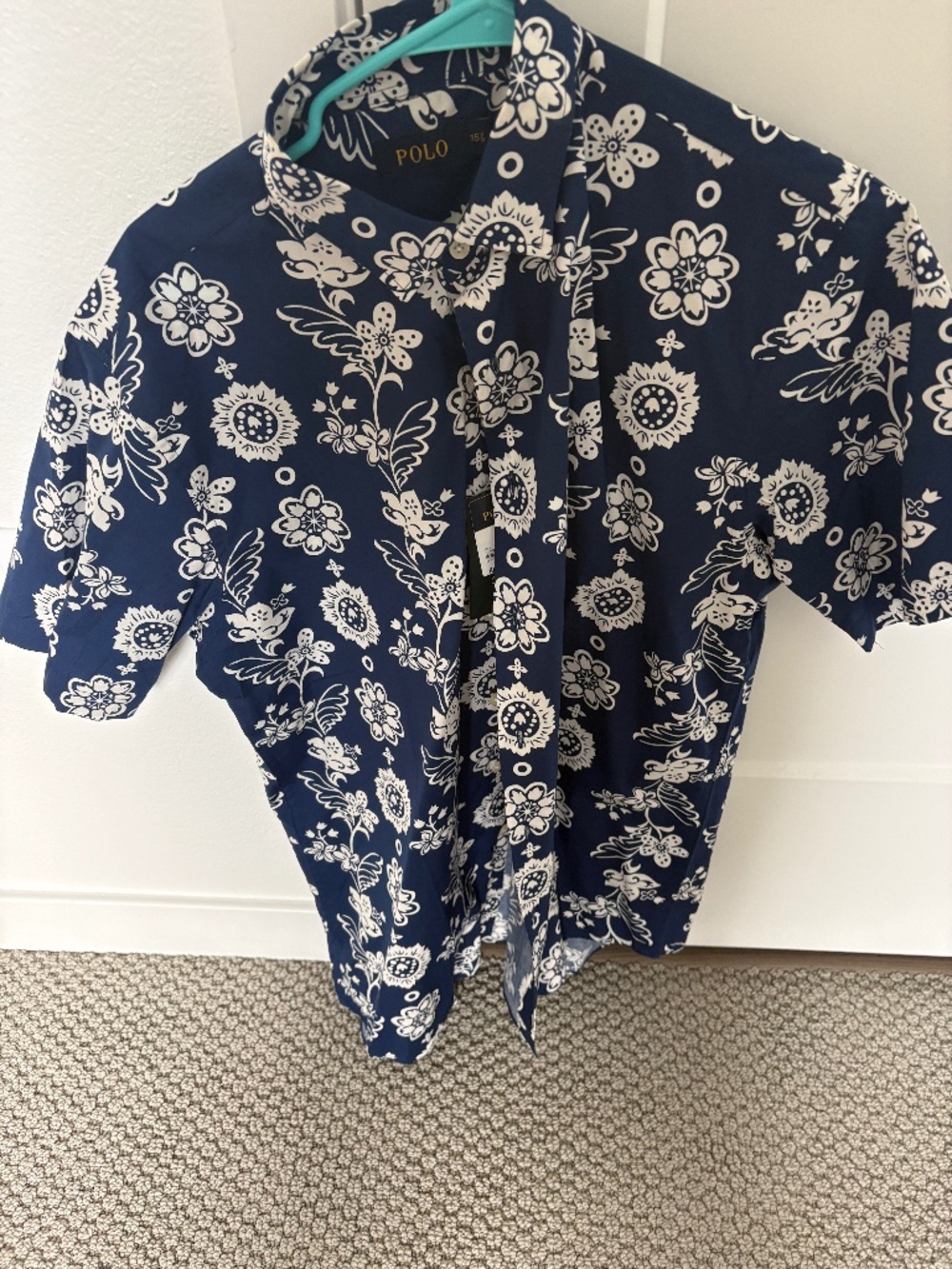 Polo Ralph Lauren Navy Floral Shirt